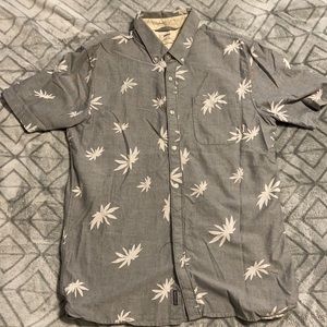 VANS FLORAL BUTTON UP